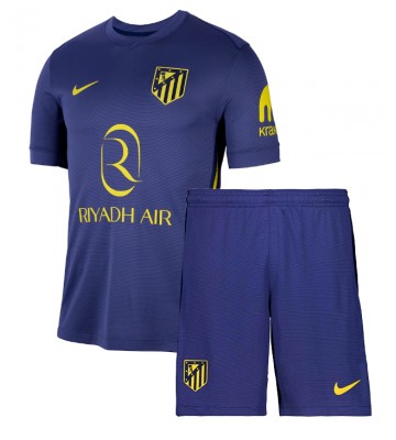 Atletico Madrid Pablo Barrios #8 Udebanetrøje Børn 2025-26 Kortærmet (+ Korte bukser)